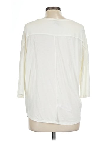 White House Black Market 3/4 Sleeve T-Shirt (view 2)