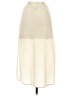 Saks Fifth Avenue 100% Polyester Solid Ivory Formal Skirt Size 27 waist - photo 2