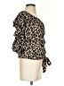 Vince Camuto 100% Polyester Brown 3/4 Sleeve Blouse Size S - photo 4