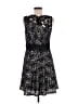 One by Eight 100% Polyester Tweed Black Cocktail Dress Size 8 - photo 2