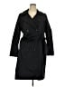 On 34th Black Trenchcoat Size 2X - photo 1