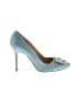 Manolo Blahnik Teal Heels Size EU 40 - photo 1