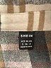 Shein 100% Polyester Plaid Gray Coat Size 4 - photo 6