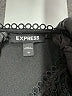 Express 100% Polyester Black Cocktail Dress Size XS - photo 7