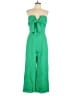 Lulus Solid Green Jumpsuit Size L - photo 1