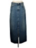 AGOLDE 100% Cotton Blue Denim Skirt Size 26 waist - photo 1