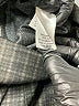 Vylette Houndstooth Black Dress Pants Size L - photo 8