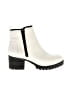 Mia White Ankle Boots Size 8 - photo 1