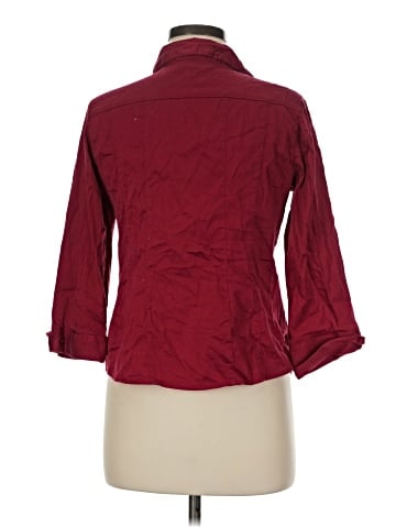 DressBarn 3/4 Sleeve Button-Down Shirt (view 2)