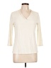 Talbots Ivory 3/4 Sleeve Top Size L - photo 1