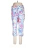 Kim Rogers Print Blue Active Pants Size 12 - photo 1