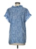 Tommy Bahama Blue Short Sleeve Blouse Size S - photo 2