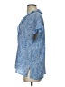 Tommy Bahama Blue Short Sleeve Blouse Size S - photo 5