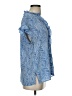 Tommy Bahama Blue Short Sleeve Blouse Size S - photo 4
