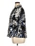 212 Collection 100% Cotton Animal Print Silver 3/4 Sleeve Blouse Size 1X - photo 5