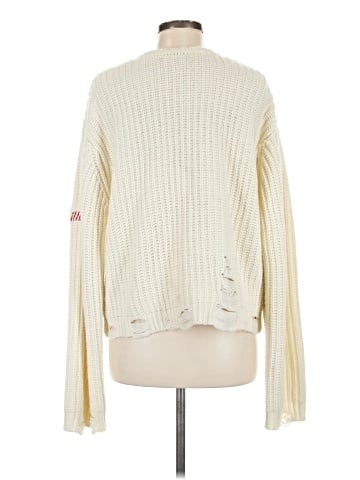 Peace Love World Pullover Sweater (view 2)