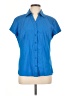 Style&Co Blue Short Sleeve Blouse Size L - photo 1