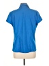 Style&Co Blue Short Sleeve Blouse Size L - photo 2