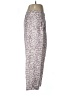 J.Crew Animal Print Silver Purple Linen Pants Size 8 - photo 4