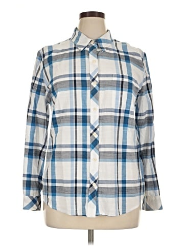 Style&Co Long Sleeve Button-Down Shirt (view 1)