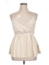 Unbranded 100% Polyester Ivory Sleeveless Blouse Size 0X - photo 1