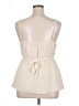 Unbranded 100% Polyester Ivory Sleeveless Blouse Size 0X - photo 2