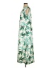Unbranded Tropical Green Cocktail Dress Size XL - photo 5