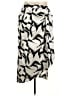 River Island 100% Polyester Silver Casual Skirt Size 18 - photo 1