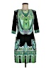 Studio 1 Paisley Green Casual Dress Size 6 - photo 1