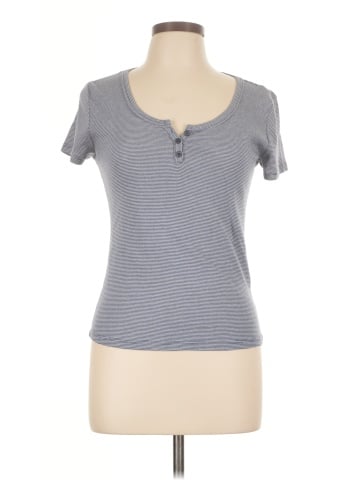 Pink Republic Short Sleeve Henley (view 1)