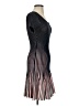 Milly Stripes Black Cocktail Dress Size S - photo 4