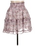 Veronica M. 100% Polyester Floral Pink Casual Skirt Size M - photo 1