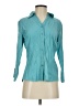 DressBarn Teal Long Sleeve Blouse Size S - photo 1