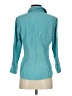 DressBarn Teal Long Sleeve Blouse Size S - photo 2