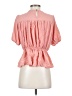 Alice Blue 100% Polyester Pink Short Sleeve Blouse Size S - photo 2