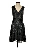 Walter Baker 100% Polyester Stars Black Cocktail Dress Size 4 - photo 1