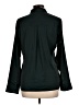 Express 100% Polyester Solid Black Long Sleeve Blouse Size M - photo 2