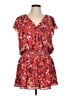 Parker 100% Polyester Paisley Red Casual Dress Size L - photo 1