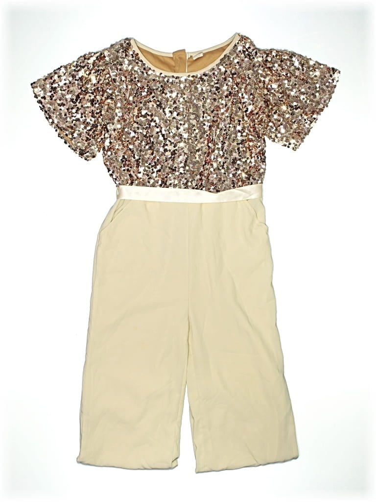 Pre-owned Assorted Brands Kids' Dress In Tan