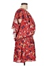 Parker 100% Polyester Paisley Red Casual Dress Size L - photo 4