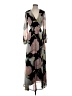 Lulus 100% Polyester Floral Black Casual Dress Size XS - photo 1