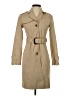 Kenneth Cole Black Label 100% Polyester Tan Trenchcoat Size XS - photo 1