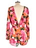 Lulus Floral Orange Romper Size L - photo 2