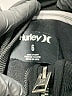 Hurley Graphic Color Block Solid Stripes Black Track Jacket Size 6 - photo 3