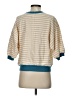 Pilcro 100% Cotton Stripes Tan Pullover Sweater Size S - photo 2
