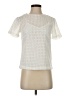 A New Day Ivory White Short Sleeve Blouse Size XS - photo 1