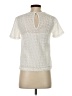 A New Day Ivory White Short Sleeve Blouse Size XS - photo 2