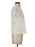A New Day Ivory White Short Sleeve Blouse Size XS - photo 4