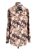 Fred David Floral Brown Long Sleeve Blouse Size L - photo 2