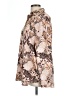 Fred David Floral Brown Long Sleeve Blouse Size L - photo 5